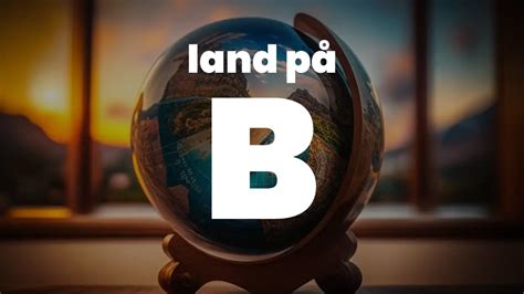 land på b.